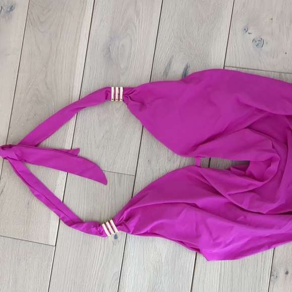 Small Bar III Pink Swimsuit One Piece Bathing Suit Beach Pool Vacation - Picture 12 of 15
